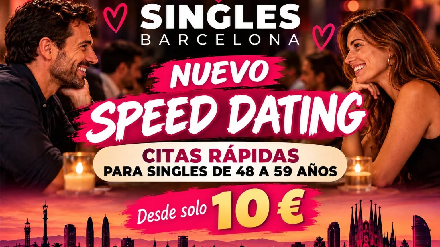 CITAS RÁPIDAS PARA SINGLES DE 48 A 59 AÑOS