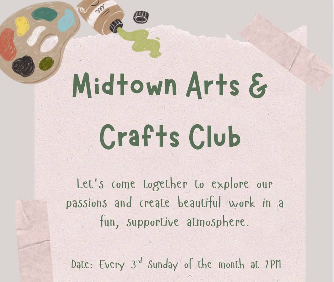 Art and Craft Social #7 with Midtown Arts and Crafts Club