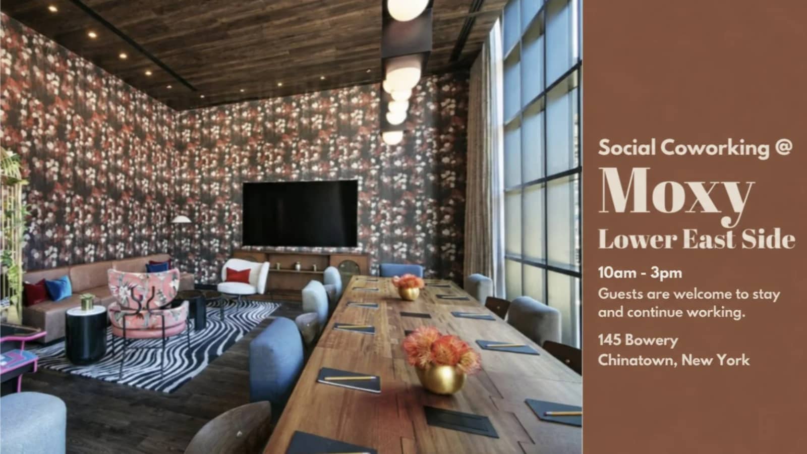 Social Coworking Session @ Moxy LES