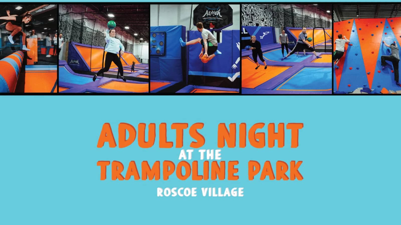 Adults Night at the Trampoline Park | 21+ Only | Jump Then Enjoy a Beer!