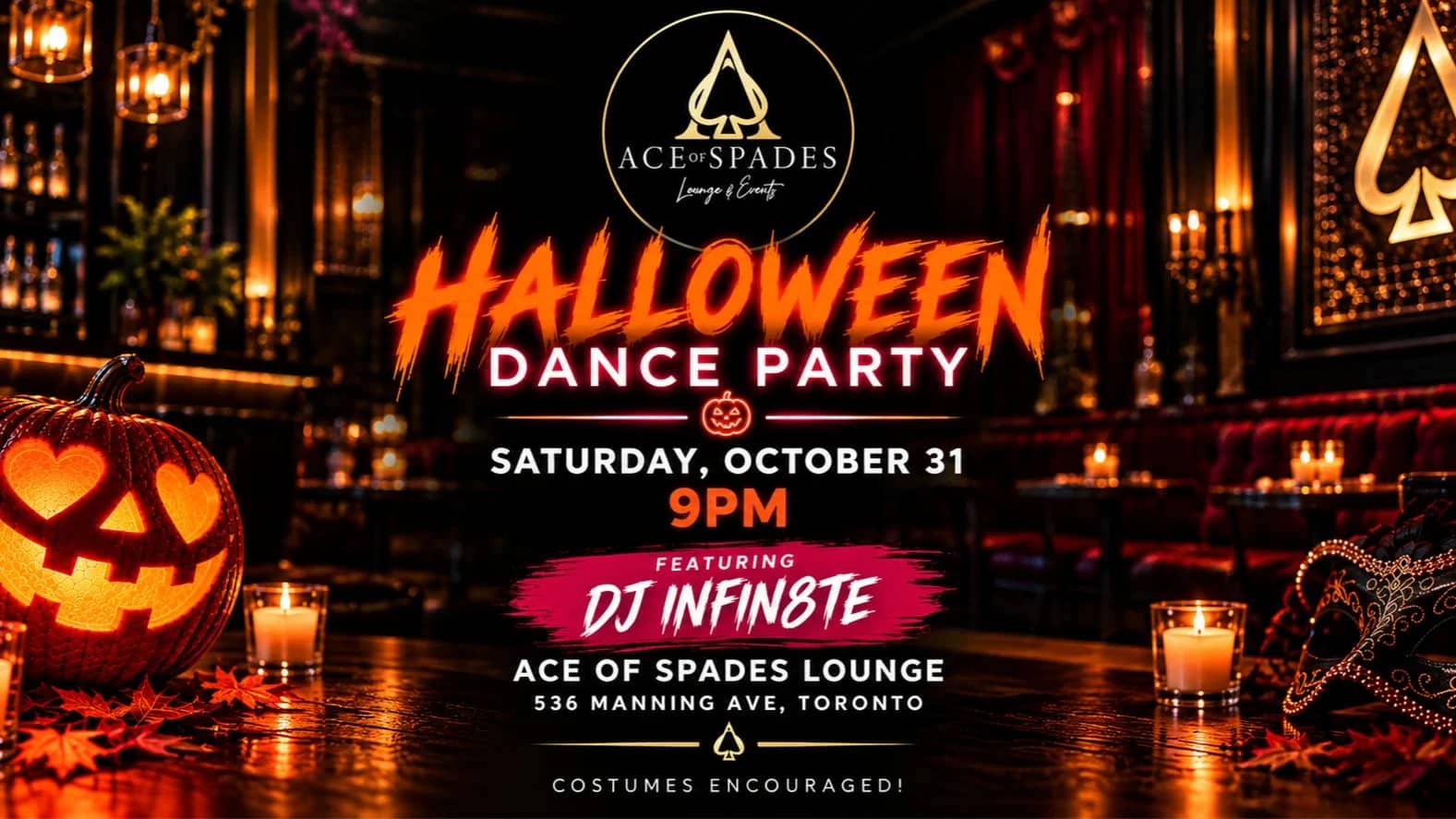Ace of Spades Halloween Dance Party
