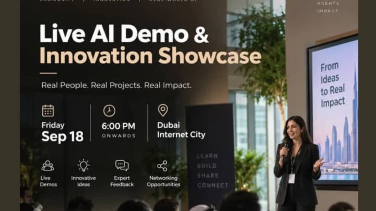 Live AI Demo & Innovation Showcase
