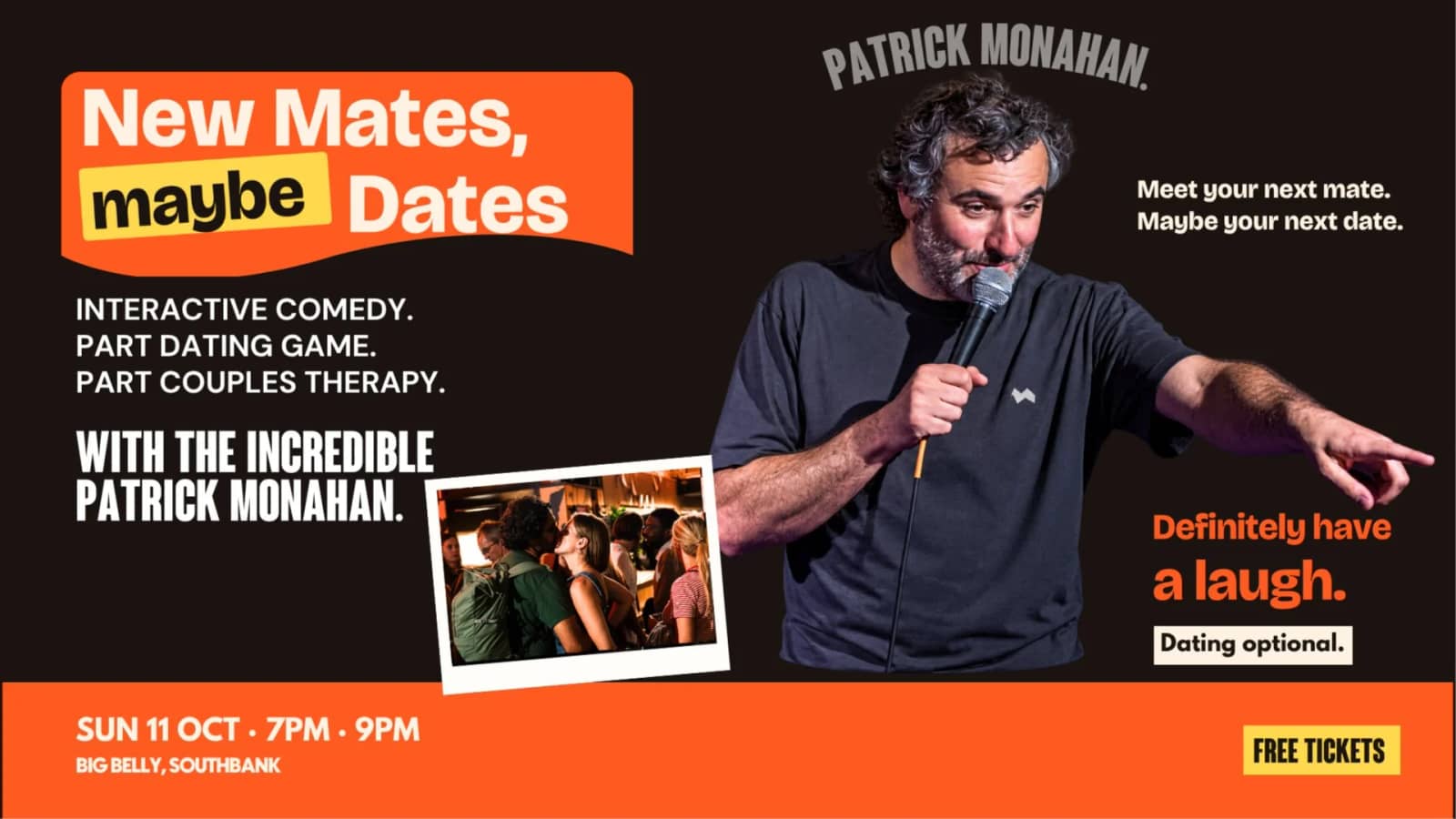 💘 NEW MATES, MAYBE DATES: FREE EVENT