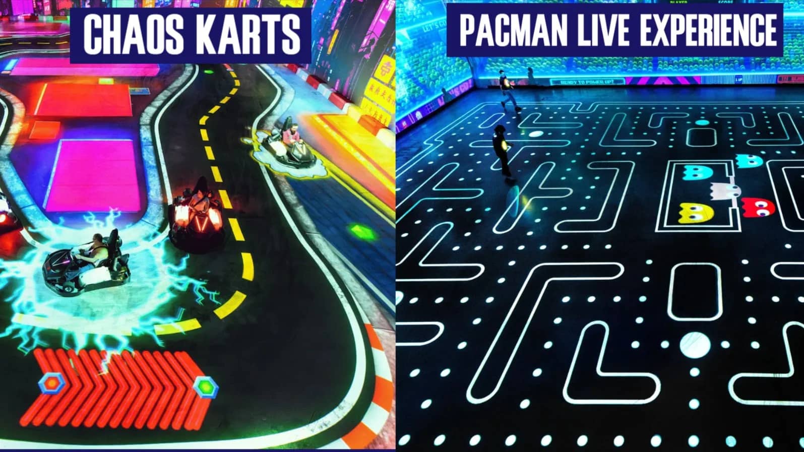 Let's Go Chaos Karts & Pac-man Live Experience in London!