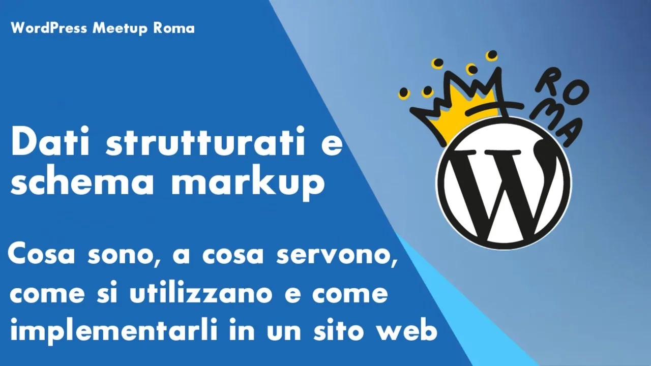 Dati strutturati e schema markup