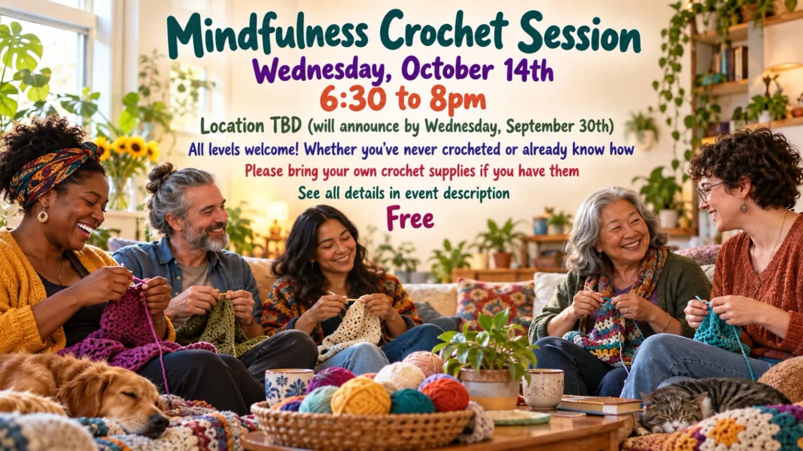 Mindfulness Crochet Session! 🧶