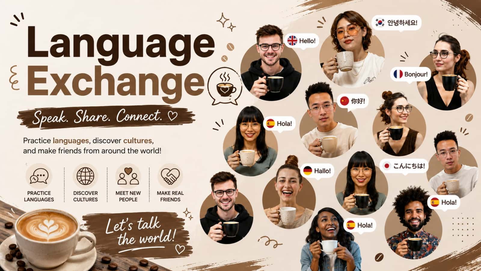 🌍 Language & Culture Coffee Social ☕