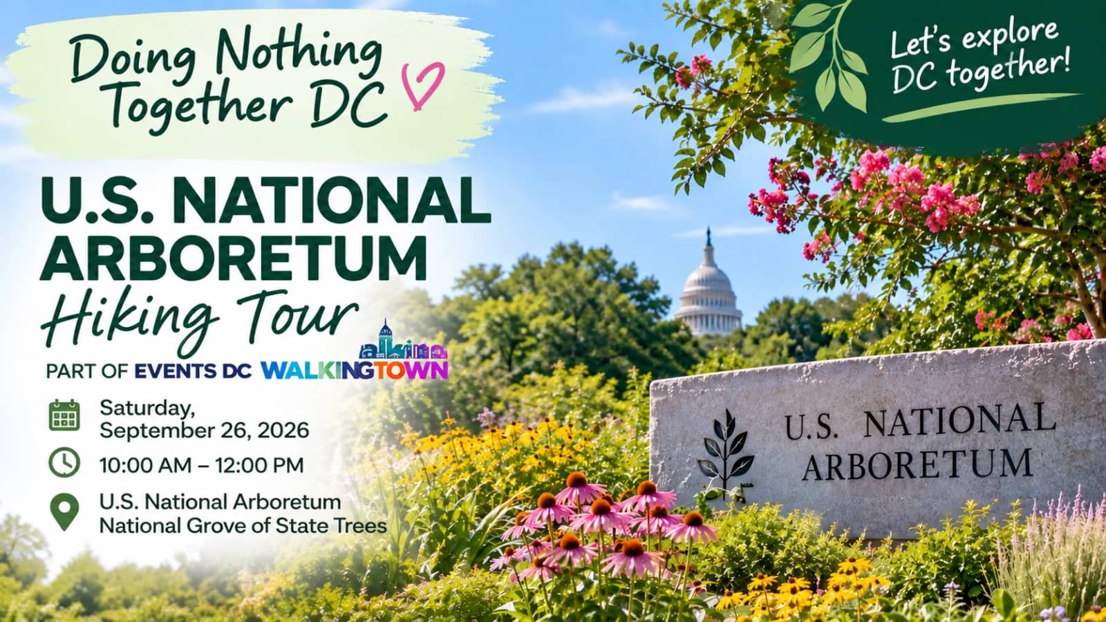 U.S. National Arboretum Hiking Tour 🌳 | WalkingTown DC