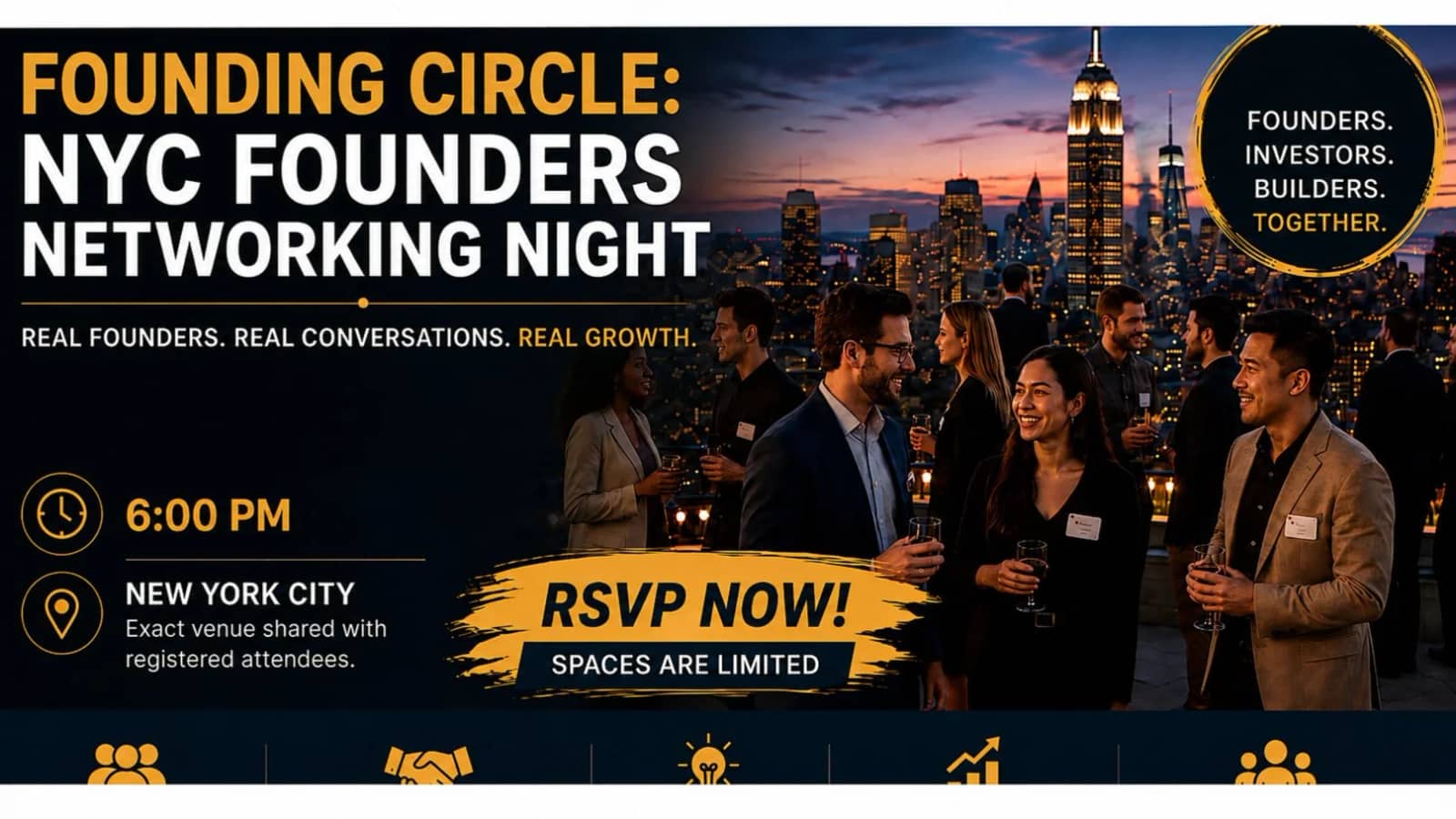NYC Startup Founders & Investors Networking Night