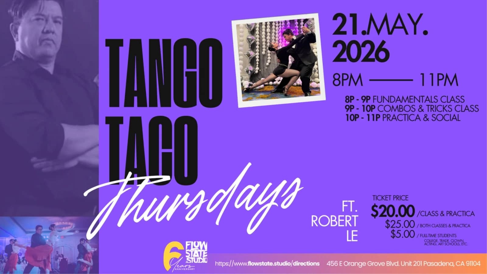 10/8 Tango Taco Thursday ft. Robert Le