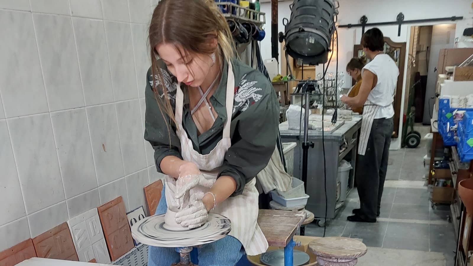 Beginners Pottery, Tile Painting, AMO Artesanal Beer, Pretzels