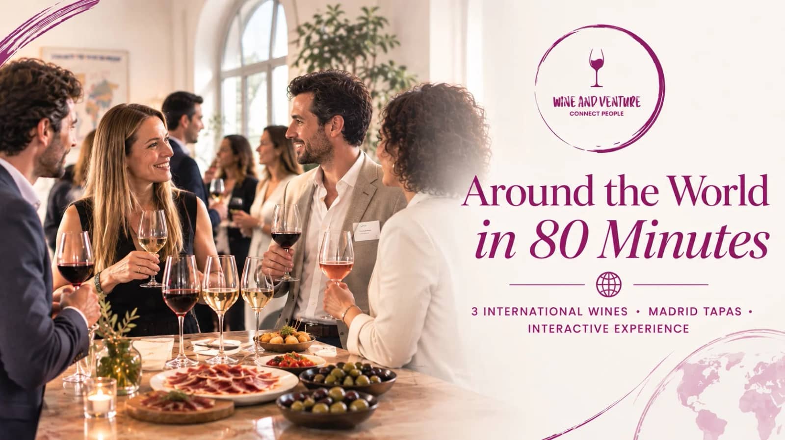Around the World in 80 Minutes: The Art of Meaningful Conversations 🌍🍷