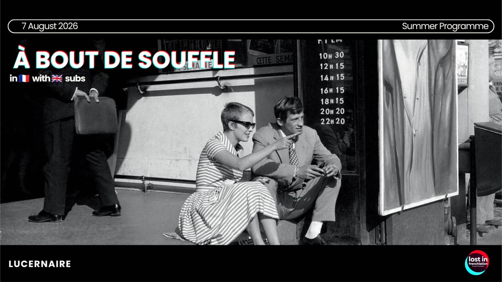 Drinks & Movie Night ๐ฟ ร bout de souffle