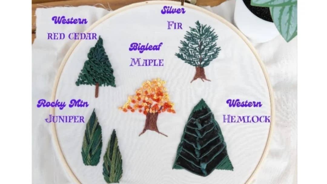 Ode to Trees In Embroidereee