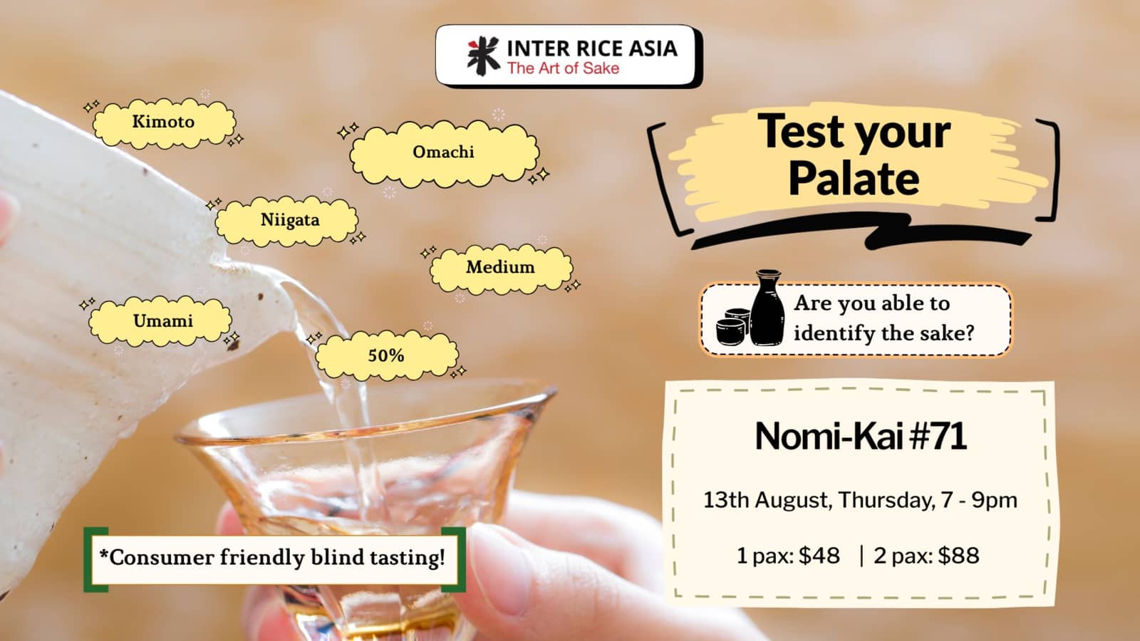 Test Your Palate - Nomi-Kai 71