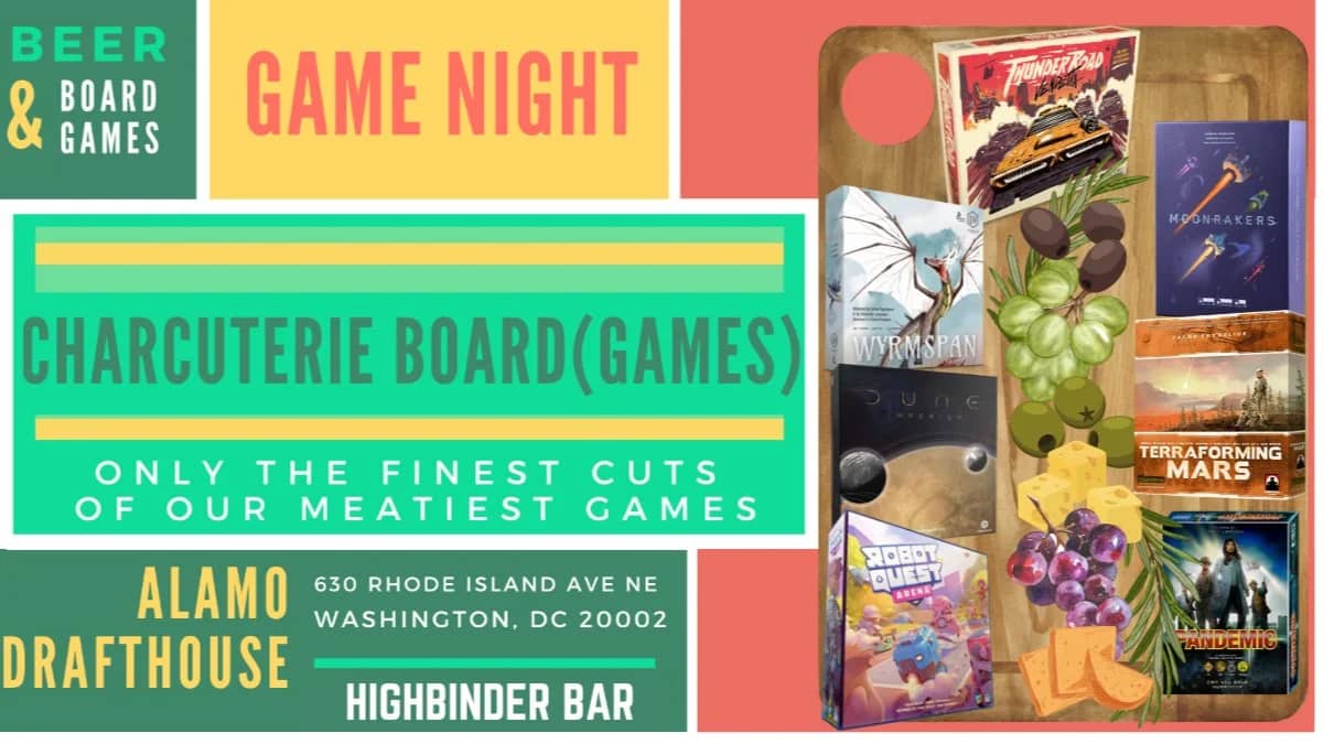 Charcuterie Board: Meaty Board Game Night