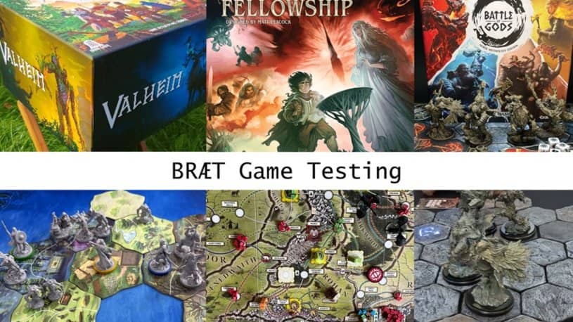 BRÆT Open Table & Game Testing