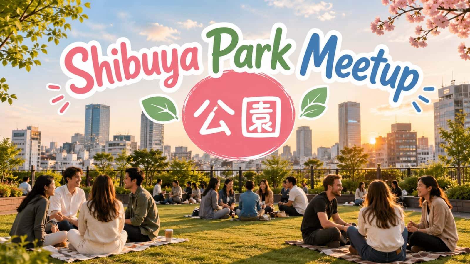 🌳 SHIBUYA PARK MEETUP 公園 |8Aug(Sat)