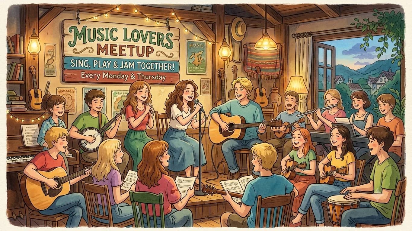 Mon & Thu 🎙️🎸 Sing, Play & Jam Together! 🎹 Music Lovers Meetup 🎵