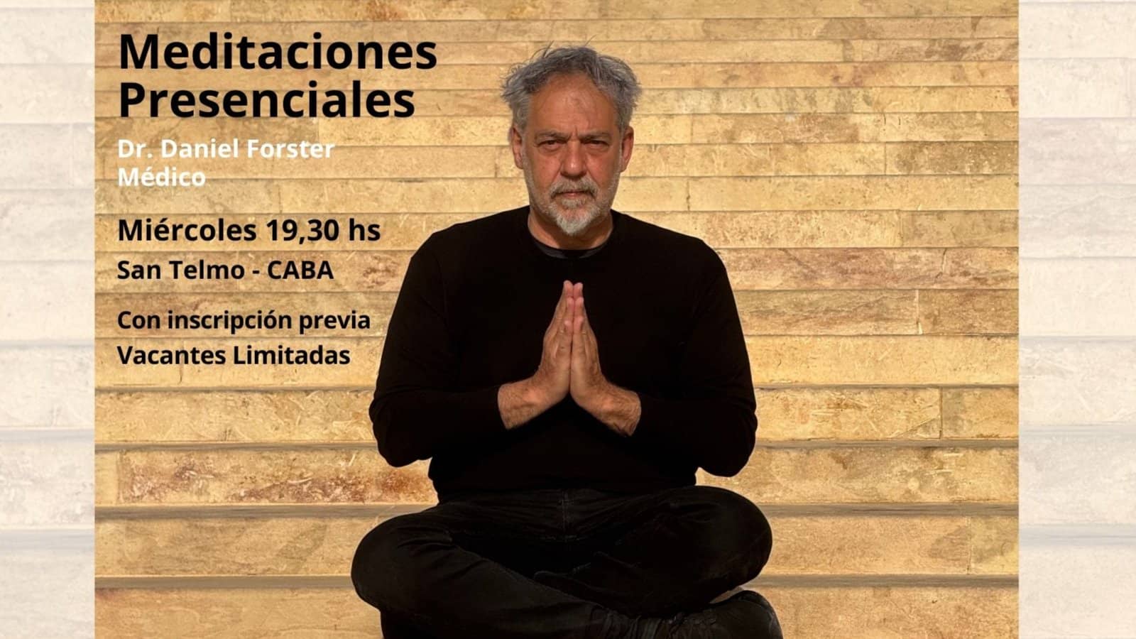 In-Person Meditation Wednesday at 19.20 hs in San Telmo CABA
