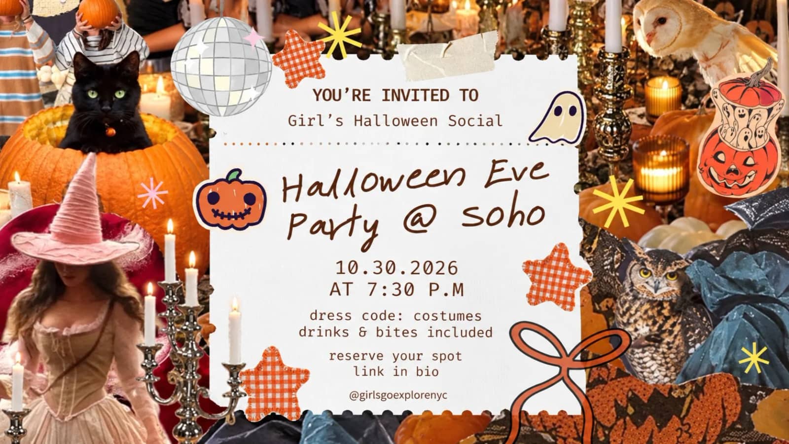 π GIRL'S HALLOWEEN EVE PARTY @ SOHO π―ββοΈ π