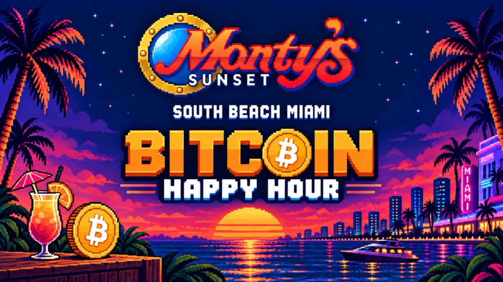 South Beach Miami Bitcoin Happy Hour