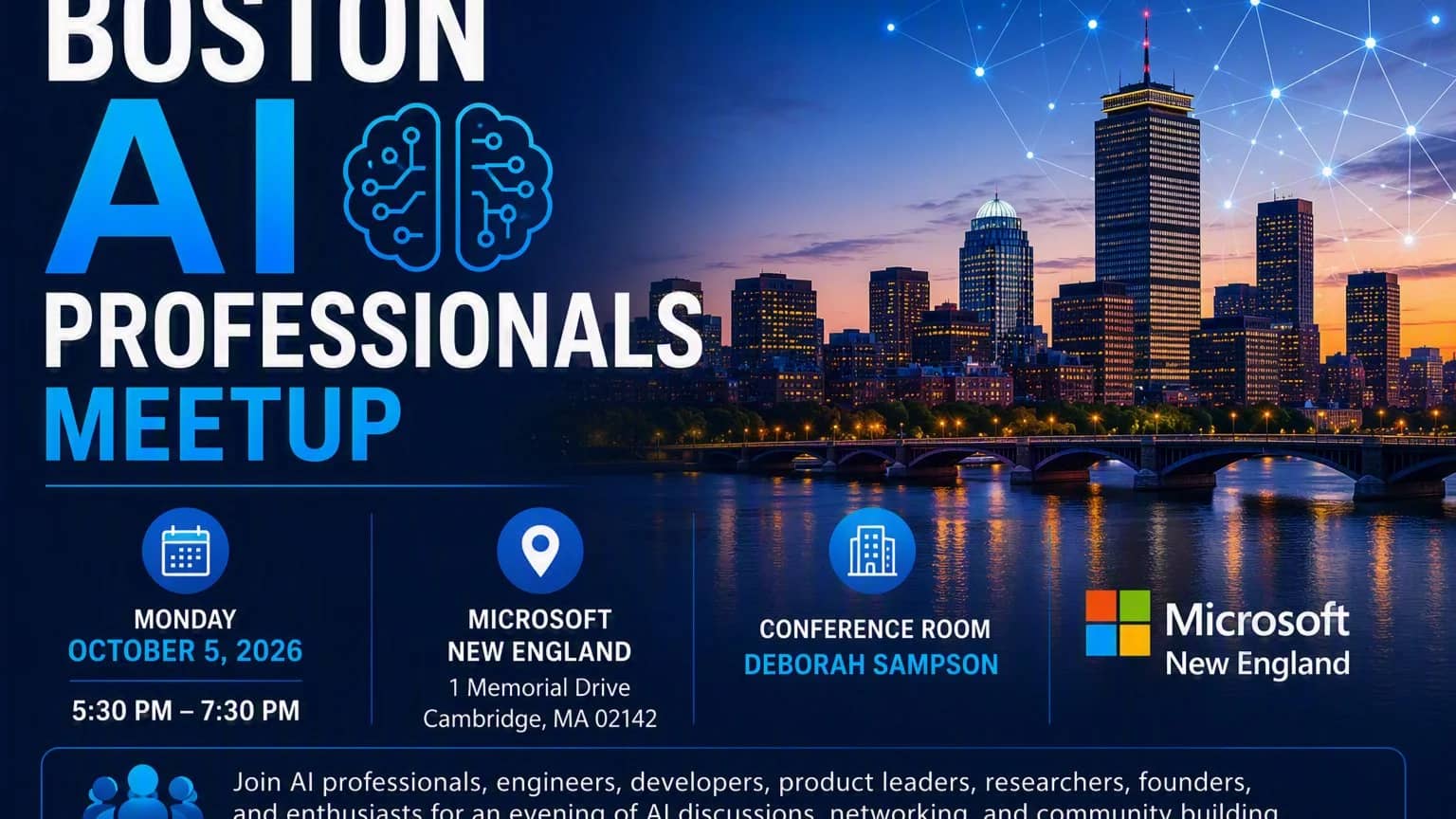 Boston AI Professionals Meetup Oct '26