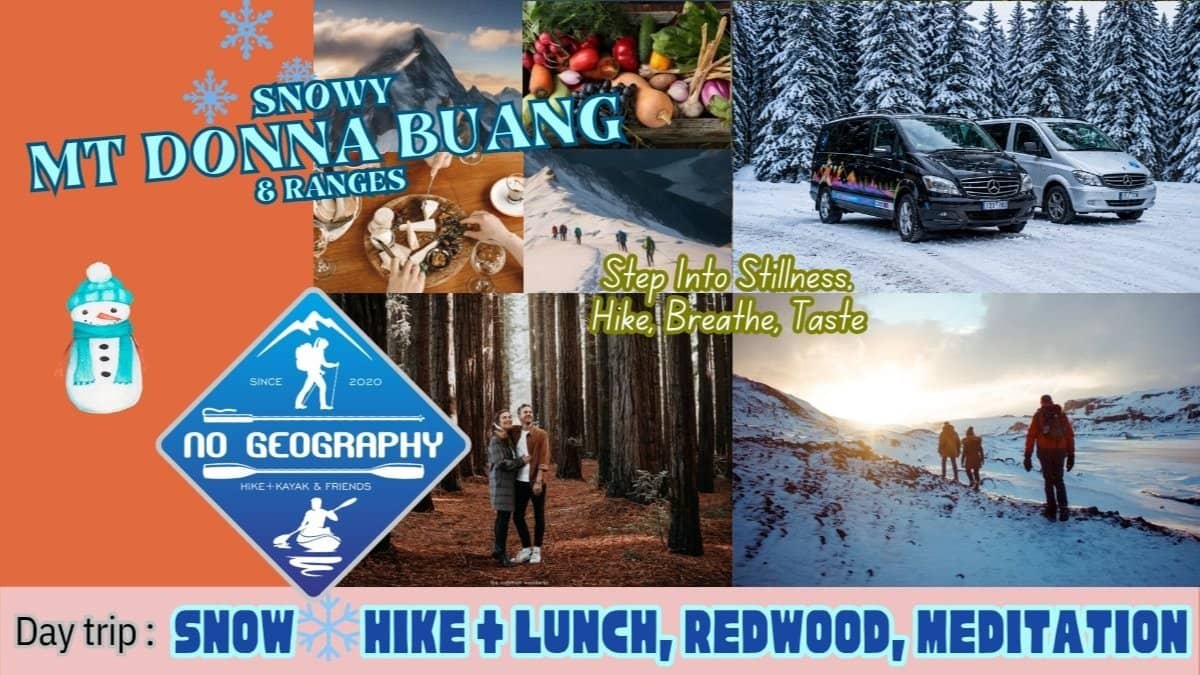❄️Snowy MT DONNA BUANG: Day trip: Hike, Lunch-Ratatouille, Meditation, RedWood