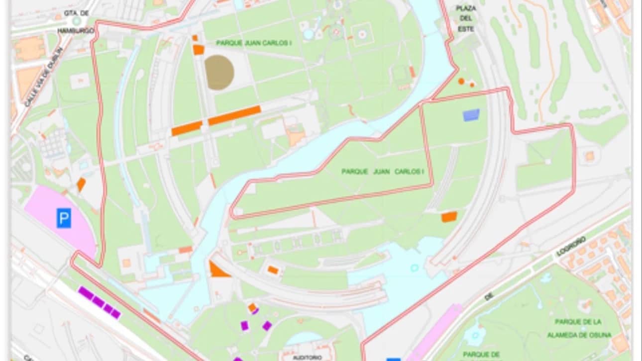 Ruta en bicicleta Parque Juan Carlos I