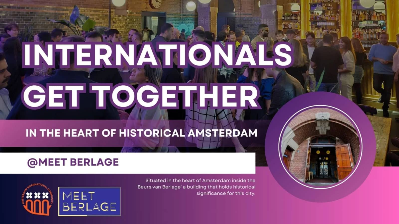 Internationals get together @MEET BERLAGE 🍹