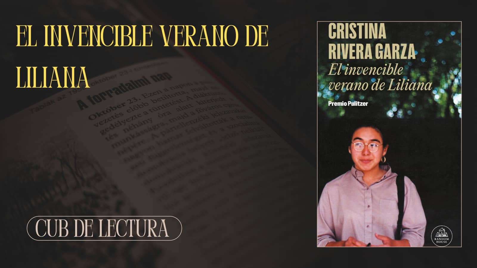 club de lectura EL INVENCIBLE VERANO DE LILIANA