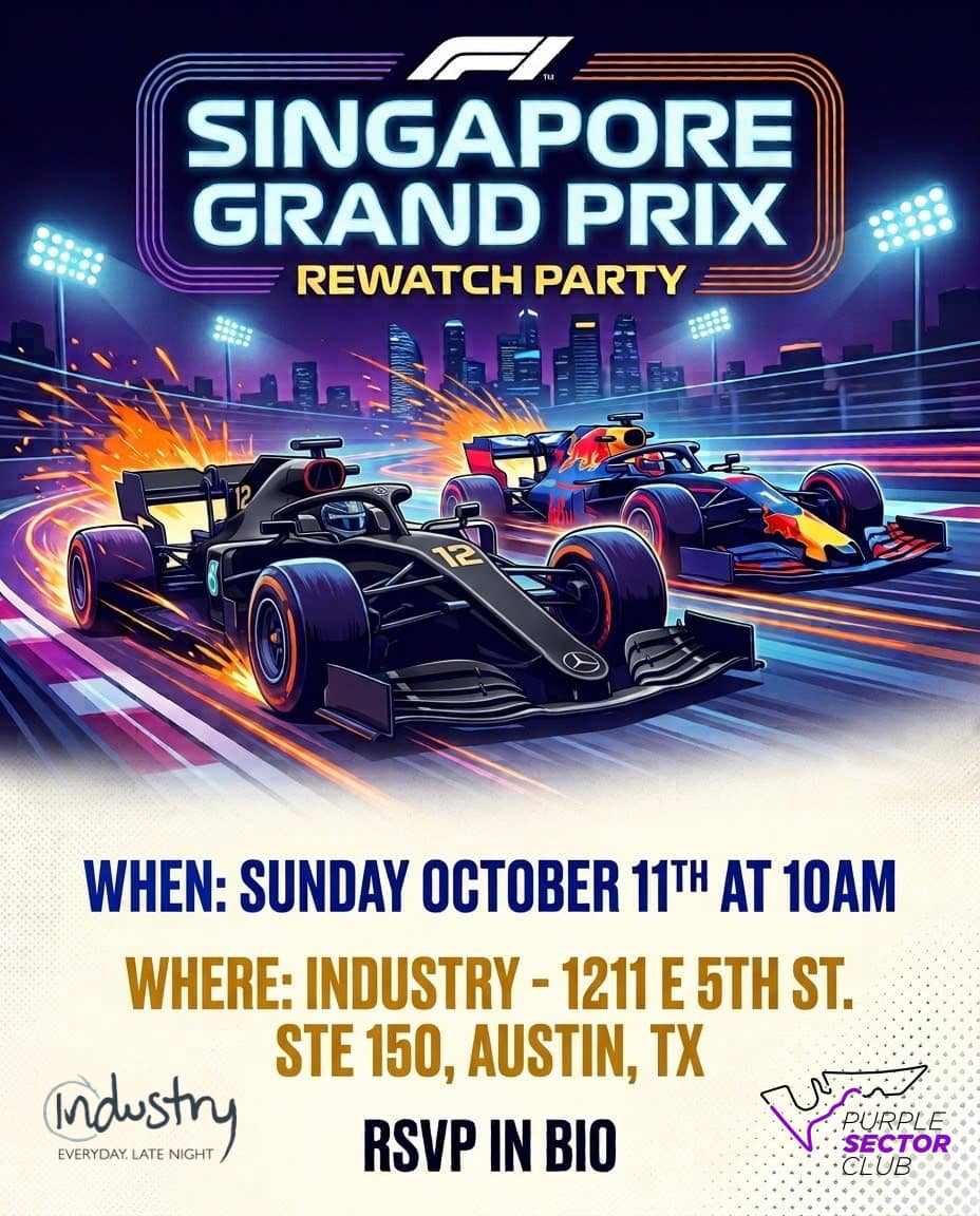 Formula 1 Singapore Grand Prix Watch Party