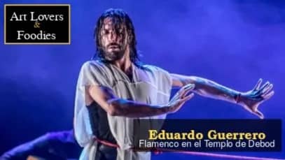 Eduardo Guerrero Flamenco al Atardecer en el Templo Debod y Cena Napolitana
