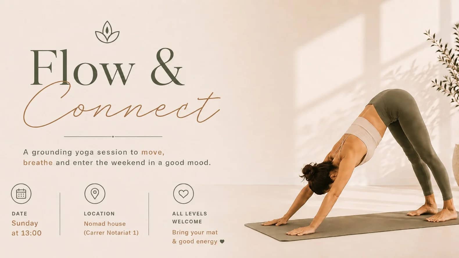 Flow & Connect: Yoga Session & Social Hangout (FREE entry)