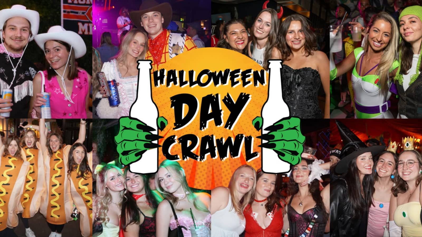 Halloween Day Crawl in River North! Chicago's Biggest Halloween Day Party!