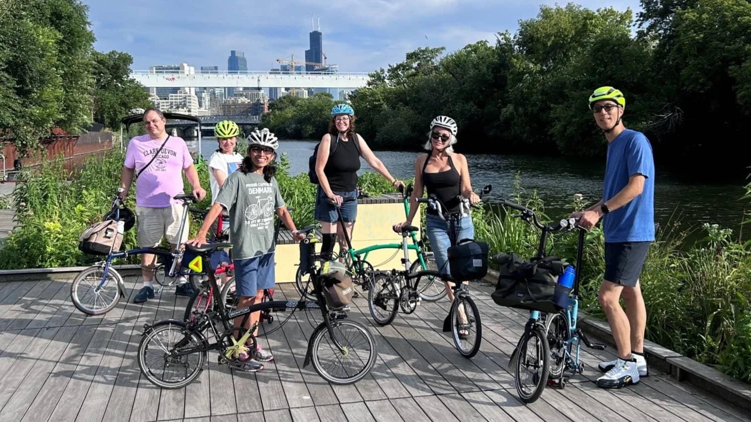 Brompton Group Ride to Promontory Point