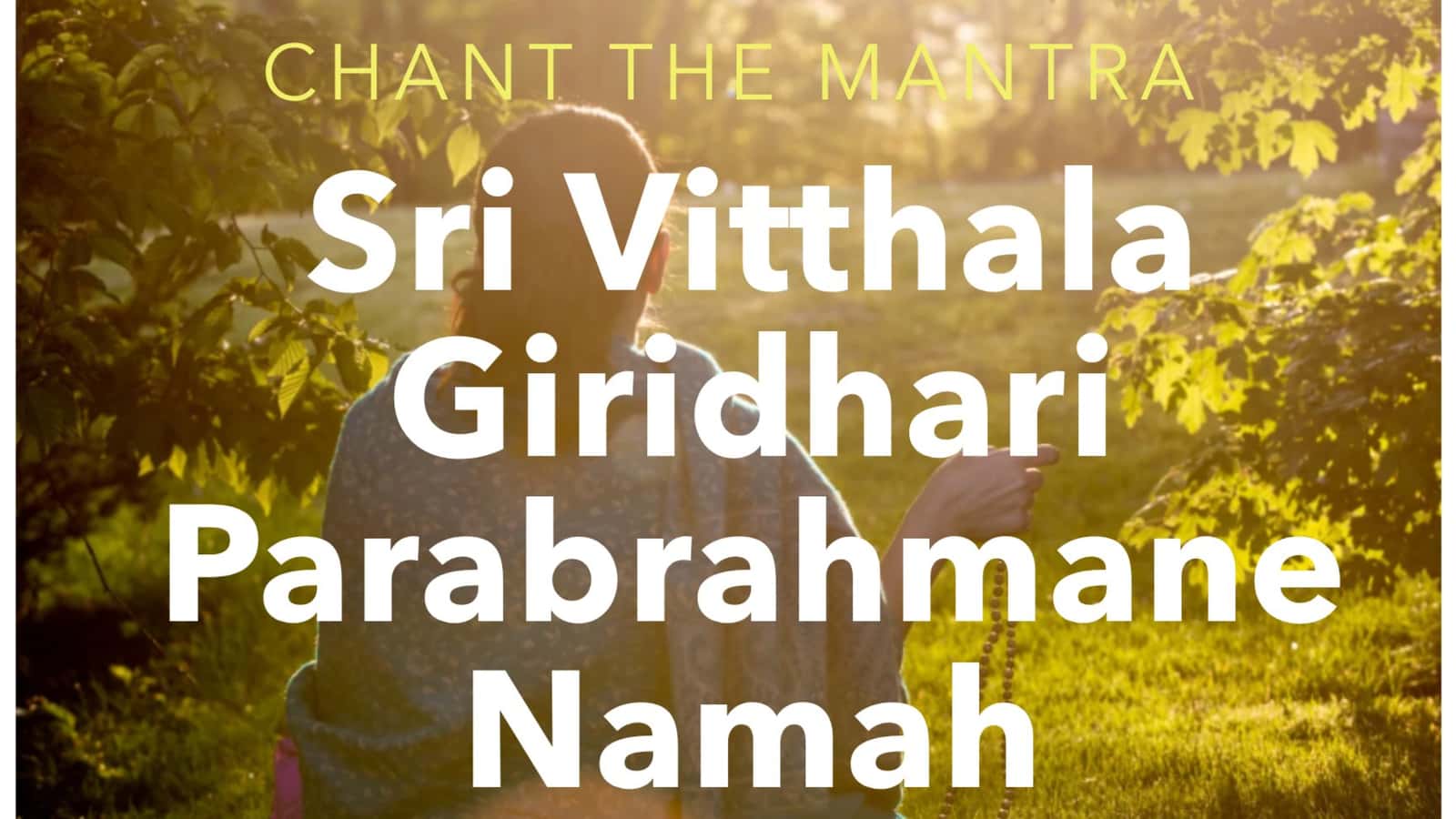 Walking Meditation and Mantra Chanting at Queen Elizabeth Park