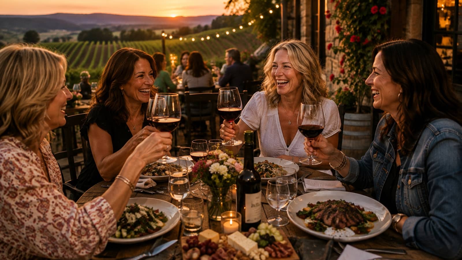 Friday Night at Saddlehill 🍷