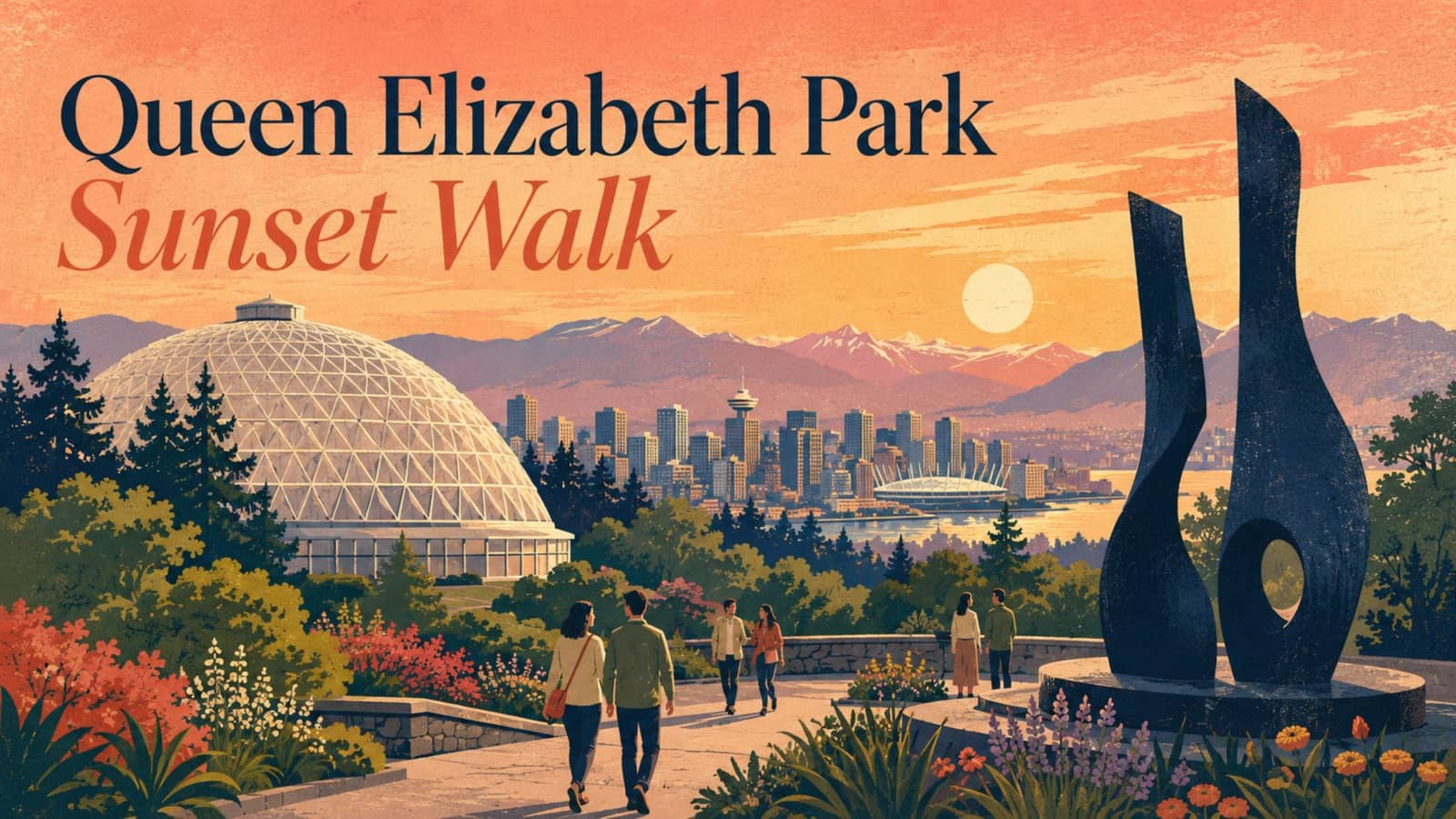 Queen Elizabeth Park sunset walk - gardens, views, and a slower Saturday