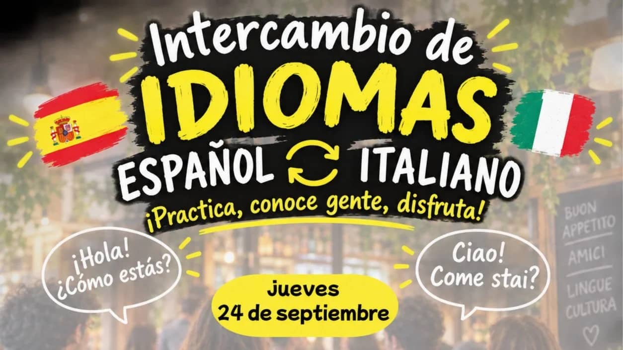 Intercambio italiano – español en Madrid