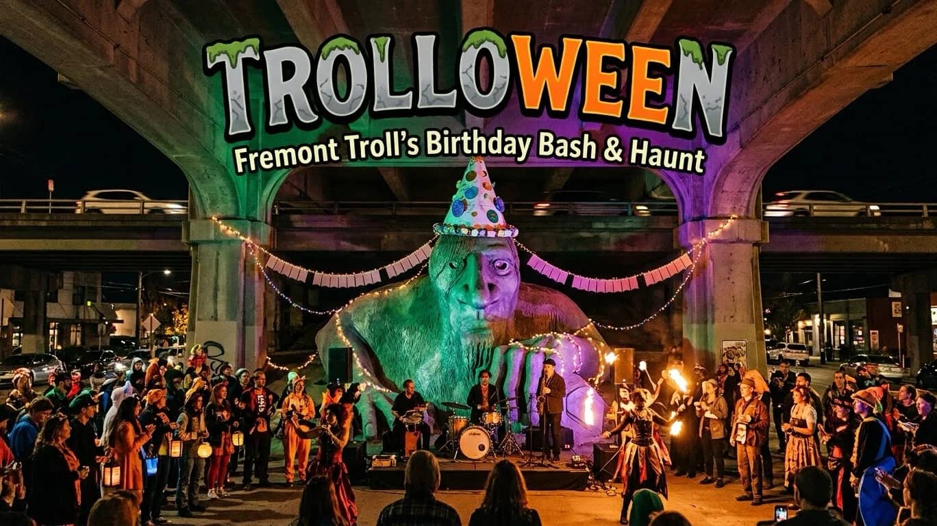 š¹ Trolloween: The Fremont Trollās Birthday Bash & Haunt!