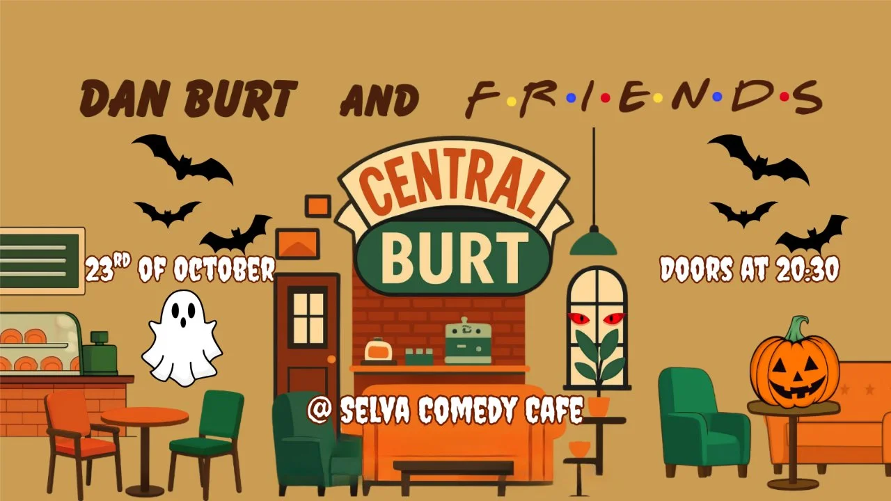 Dan Burt and Friends - English comedy in a chill cafe
