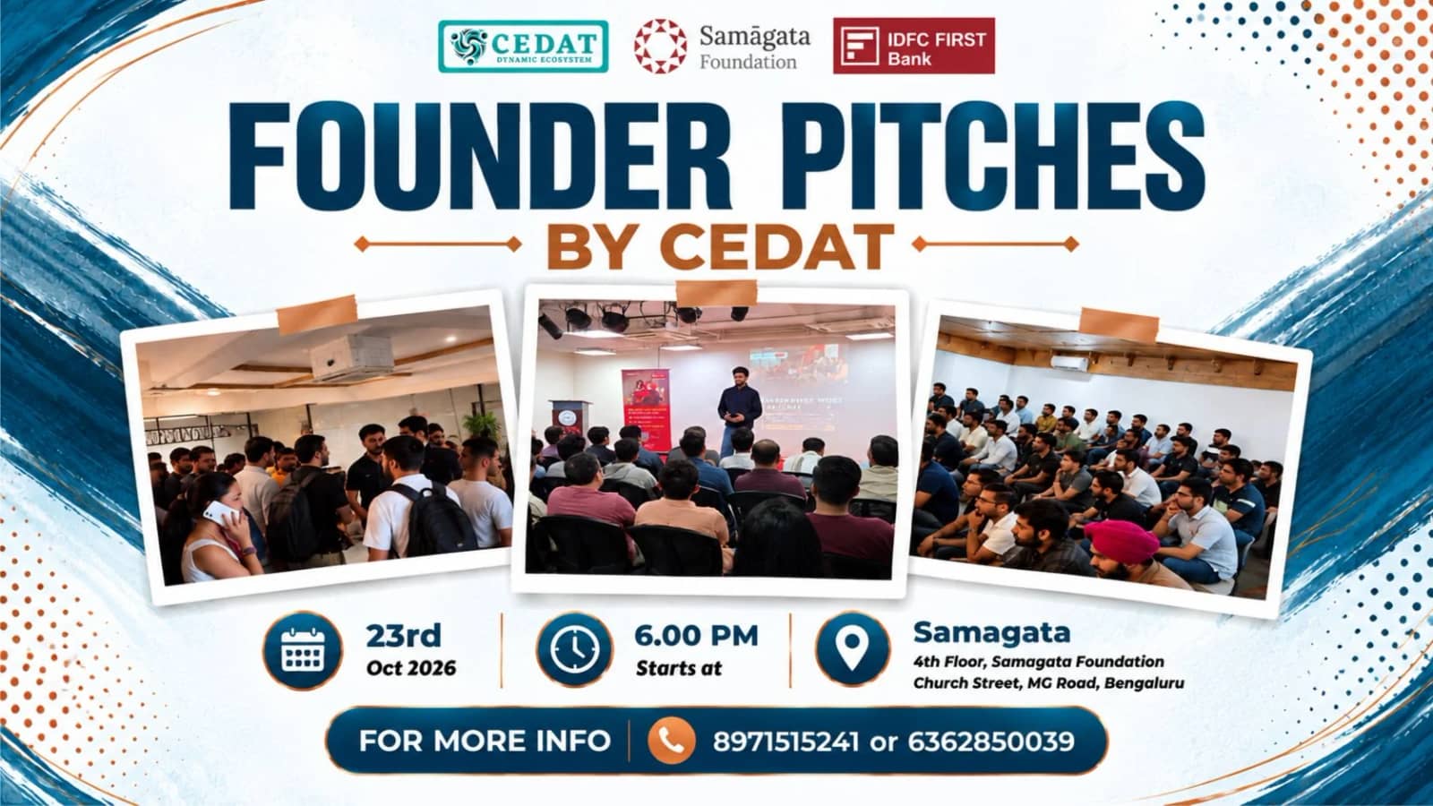 Founder Pitches by CEDAT