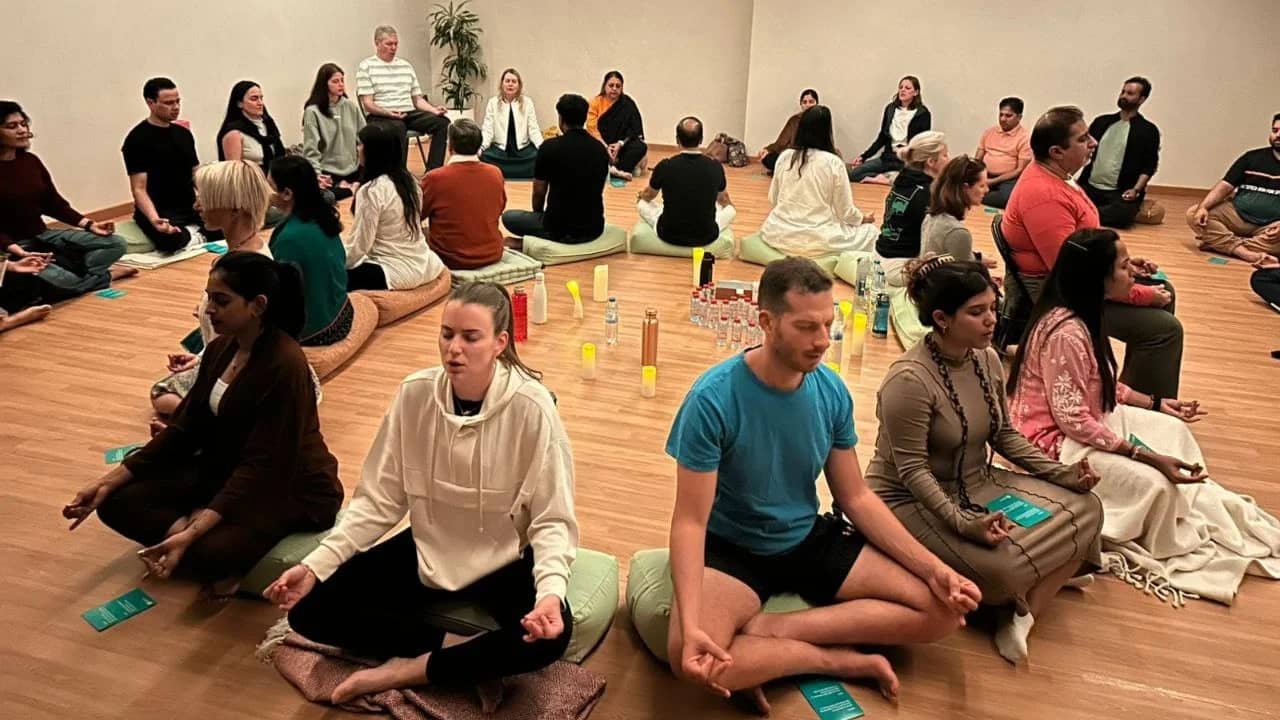 Full moon OM Chanting Circle