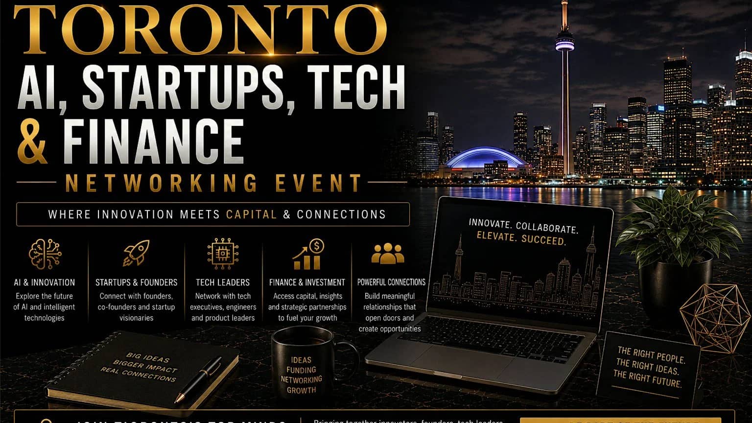 Toronto AI, Startups, Tech & Finance Networking Event