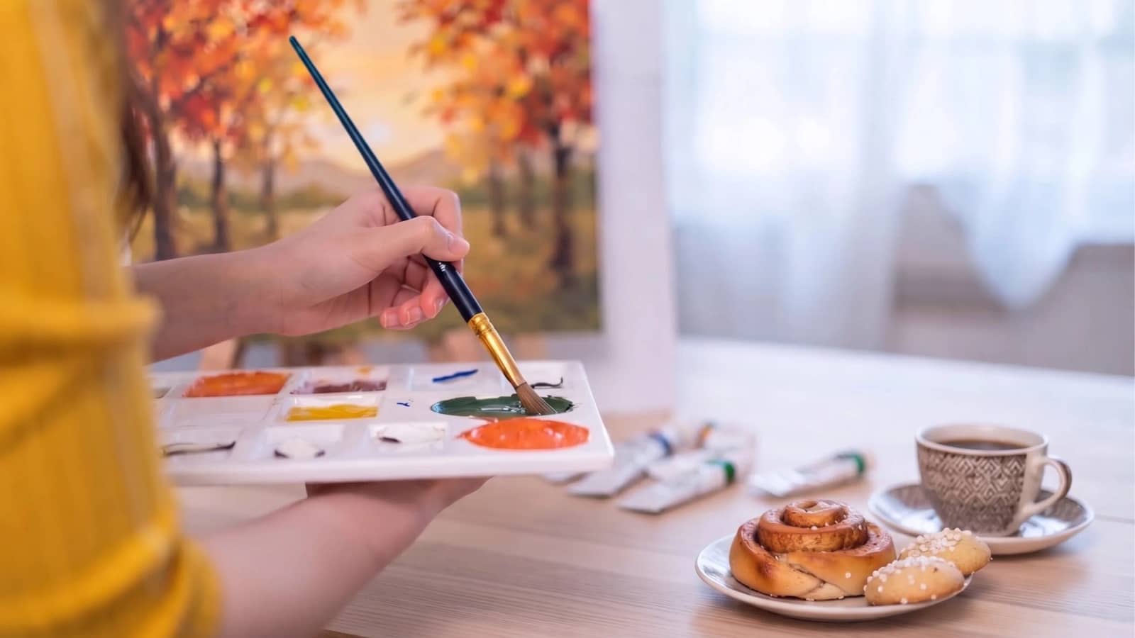 🍂 Paint, Fika & Unwind - Cozy Autumn Afternoon (Saturday 10/10)