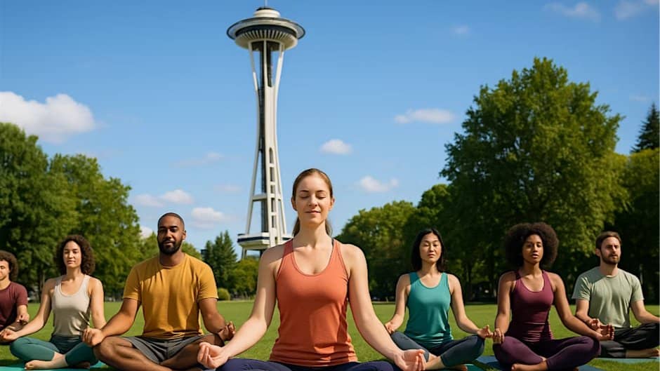 Urban Oasis: Yoga at Seattle Center