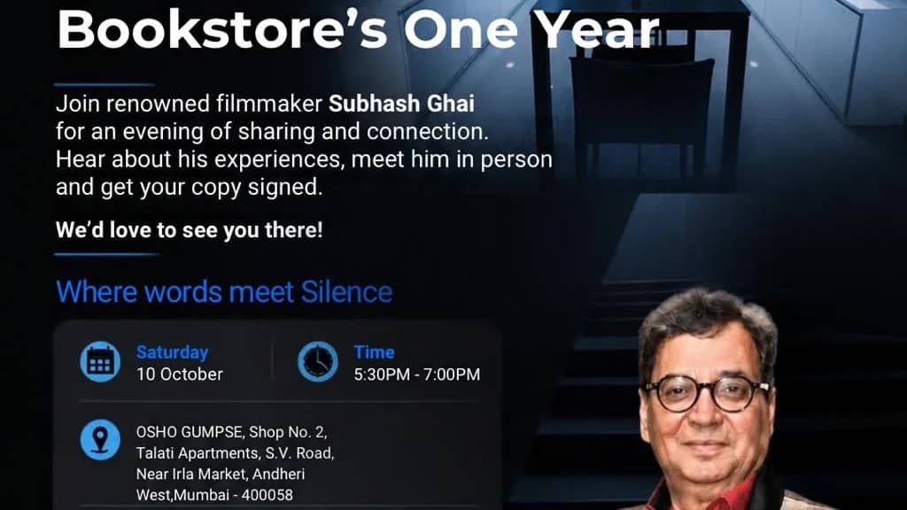 Celebration of OSHO Glimpse Bookstore One year