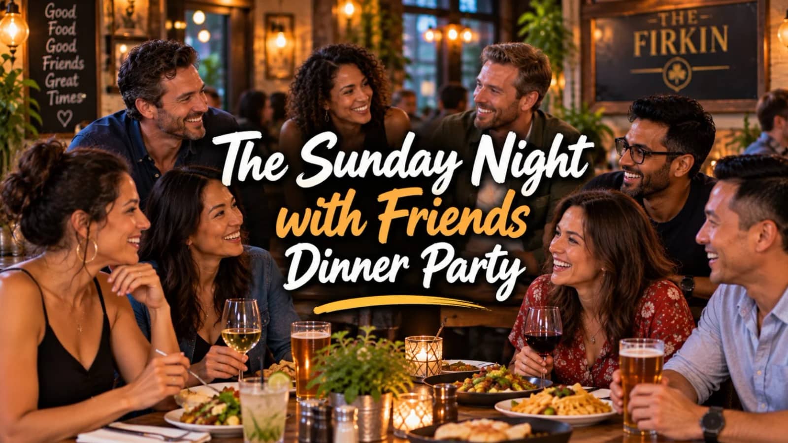 The Sunday Night with Friends Dinner Party (September 27th)