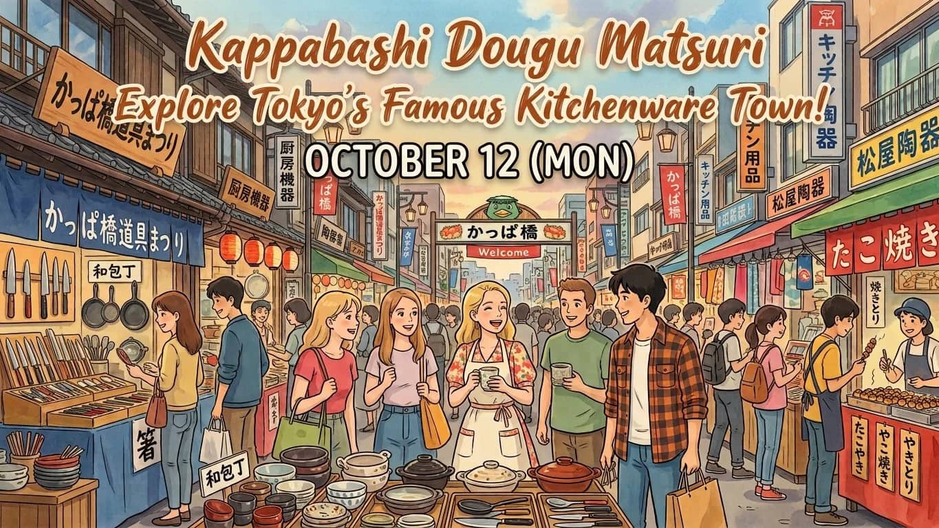 🍳🏮 Kappabashi Dougu Matsuri 🔪 Explore Tokyo’s Famous Kitchenware Town! ✨
